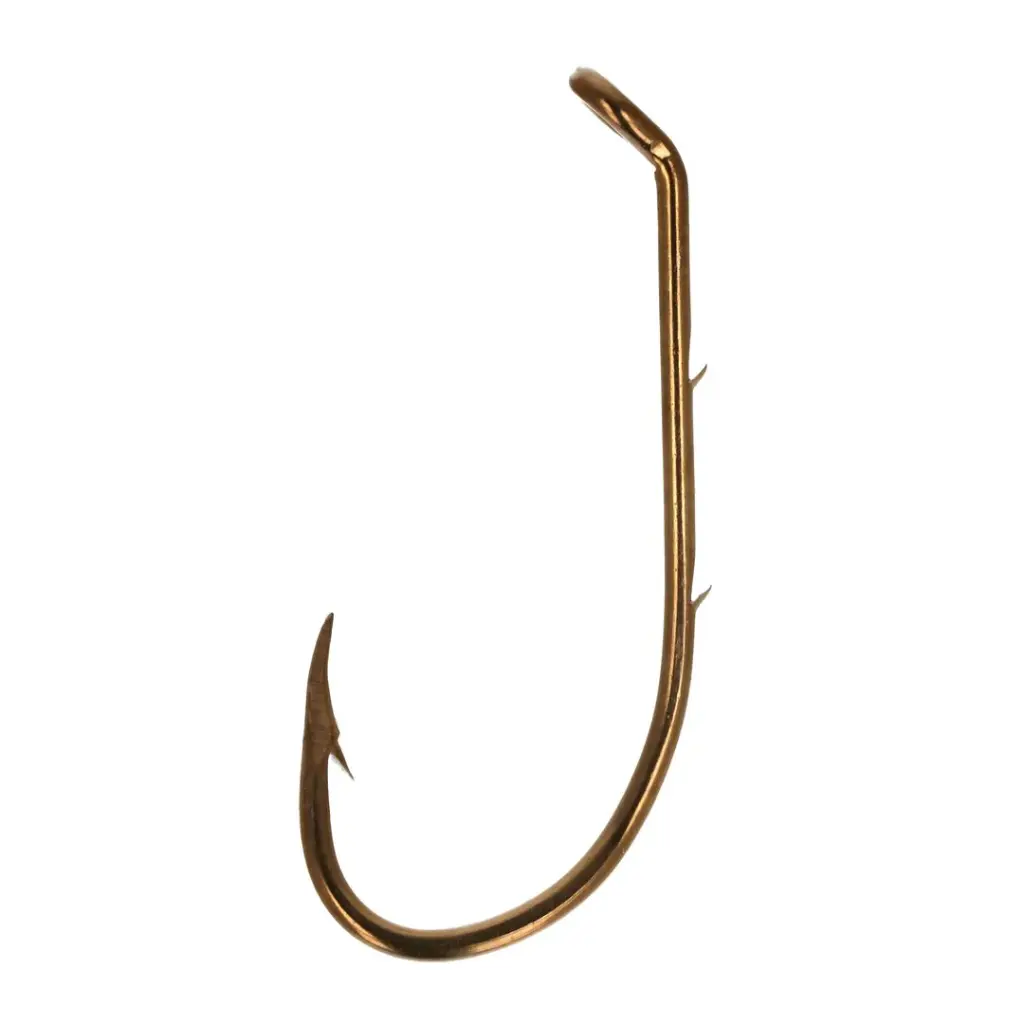 Eagle Claw Bronze Baitholder Hook #2/0 8PK