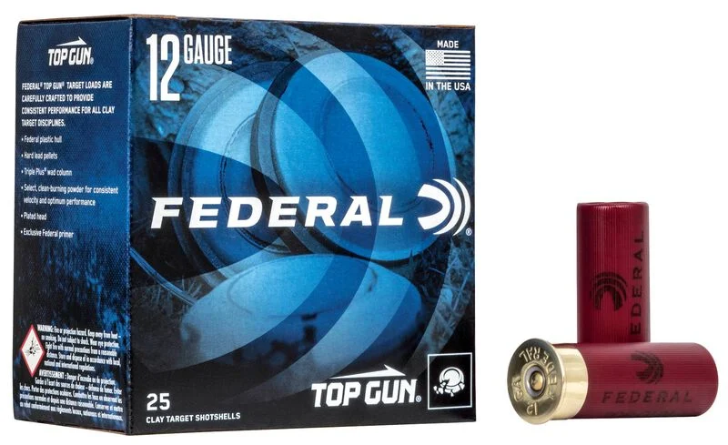 Federal Top Gun, 12 Gauge, 8 Shot, 2-3/4 in, 1 1/8 oz 1145fps