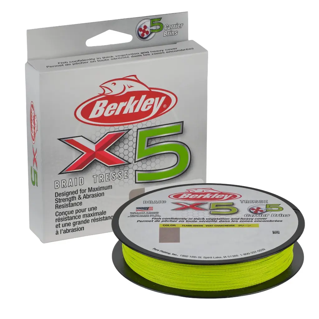 Berkley X5 Braid Flame Green