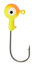 Danielson JH18CHOR Jighead 1/8oz, 8/pk, Chartreuse/Orange