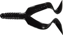 Mister Twister DT10-3 Double Tail 4" 10Pcs Black 