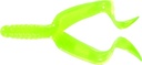 Mister Twister Double Tail 4" - Packs of 10 #DT10-10 Chartreuse
