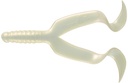 Mister Twister Double Tail 4" - Packs of 10 #DT10-1p White Pearl