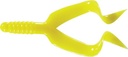 Mister Twister DT7M 2 Double Tail 4" Yellow