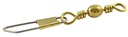 Danielson 1700SP-5 Swivel w/Safety Snap Single Bag Brass Size 5 5pk