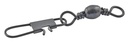 Danielson 2500SPBLK-7 Barrel Swivel w/Interlock Snap Black Size 7 6pk