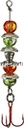 Lindy LWTKM60 ICE Wally Talker 1/4oz Orange/Green w/Red #8 Hook