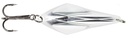 Lunkerhunt RS101 1.4" Rattle Spud- Silver/White, 1/8 Oz