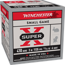 Winchester SS H Brass Ammo 410 Ga 3" 11/16oz Shot Size #6