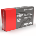 Aguila Ammunition 243 Winchester 20 Rounds 100 Grain SP