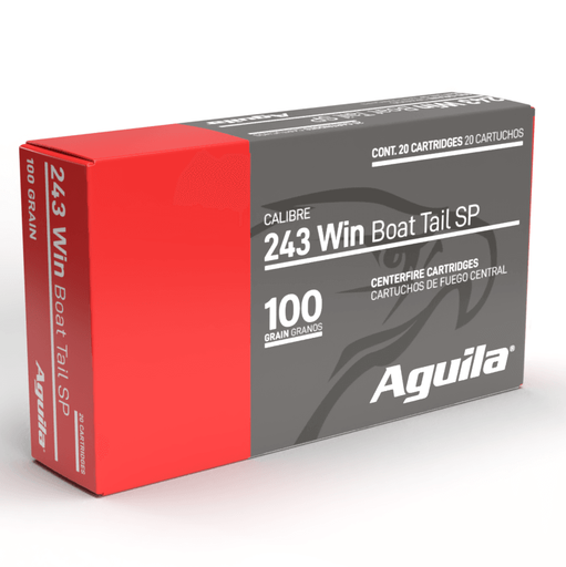 Aguila Ammunition 243 Winchester 20 Rounds 100 Grain SP