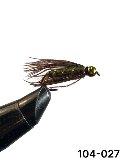 Nymph Flies GH Carey Special Olive #10 