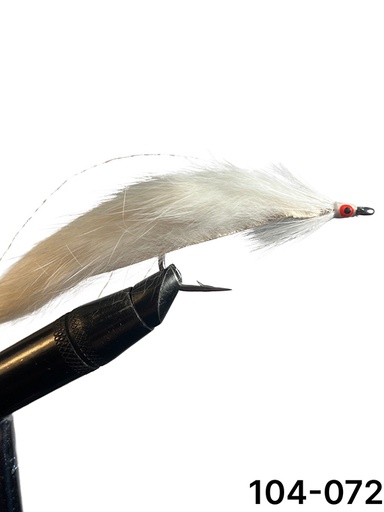 Pike Flys White Bunny Pike Fly 5/0