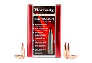 Hornady Bullets 25 Cal .257 134 Gr ELD Match 