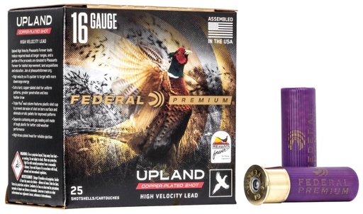 Upland Pheasants Forever High Velocity, 16 Gauge, 4 Shot, 2-3/4 in, 1 1/8 oz, 1425 fps