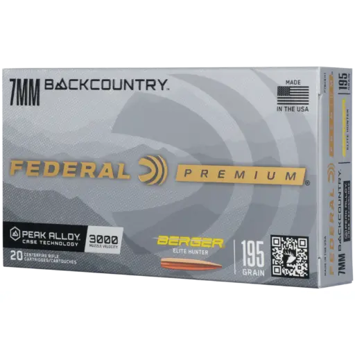 Federal Premium 7mm Backcountry Ammunition 20 Rounds 195 Grain 