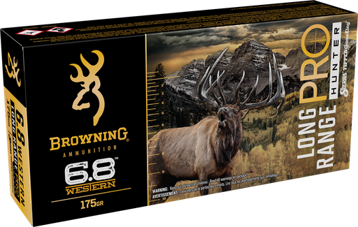Browning Long Range Hunter Pro 6.8 Western Ammunition 20 Rounds 175 Grain