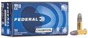 Federal Champion Training - Rimfire, 22 LR, 40 Grain, Lead Round Nose, 1240 fps