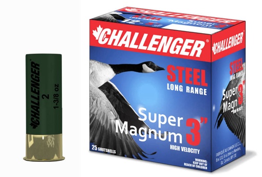 Challenger Steel Super Magnum 12 Gauge 3" 1 3/8 oz #1
