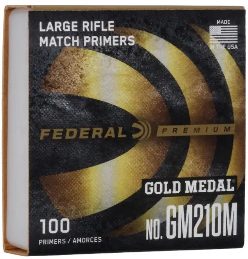 Federal Gold Medal Centerfire Primer, Large Rifle Match 
