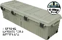 MTM The Mule Mobile Gear Crate with Wheels, Water-Resistant 81-Quart Lockable Divided Storage Box