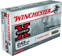 Winchester 243Win Power Point Rifle Ammo, Power-Point, 100 Grains 