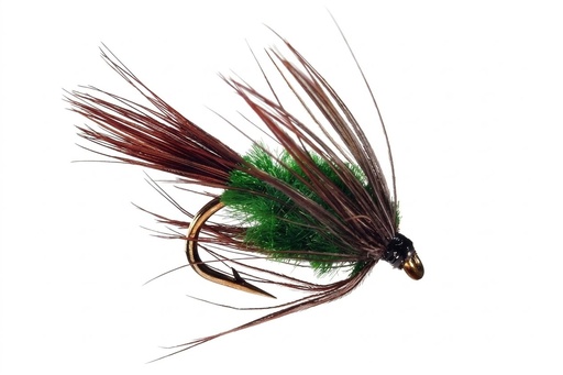 Nymph Flies GH Carey Special Green #10