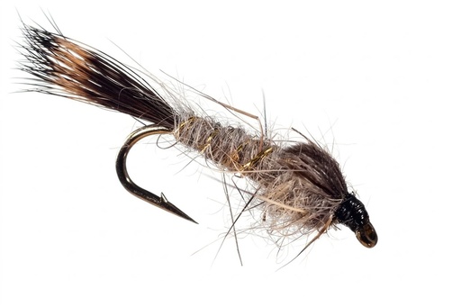 Nymph Flies GH Holo Hare's Ear #10