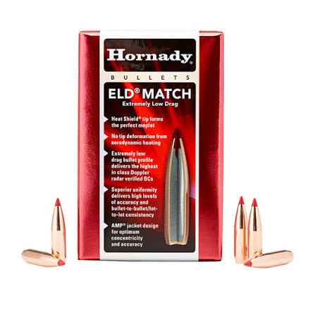 Hornady 22 Cal .224 75 Grain ELD Match Bullets