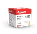 Aguila 9mm Luger Ammo 115 Grain Full Metal Jacket 300 Round Box