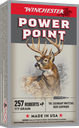 Winchester Power-Point 257 Roberts +P, 117 Grain