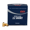 CCI .22 Short Noise Blank 100 Rounds Crimped Brass